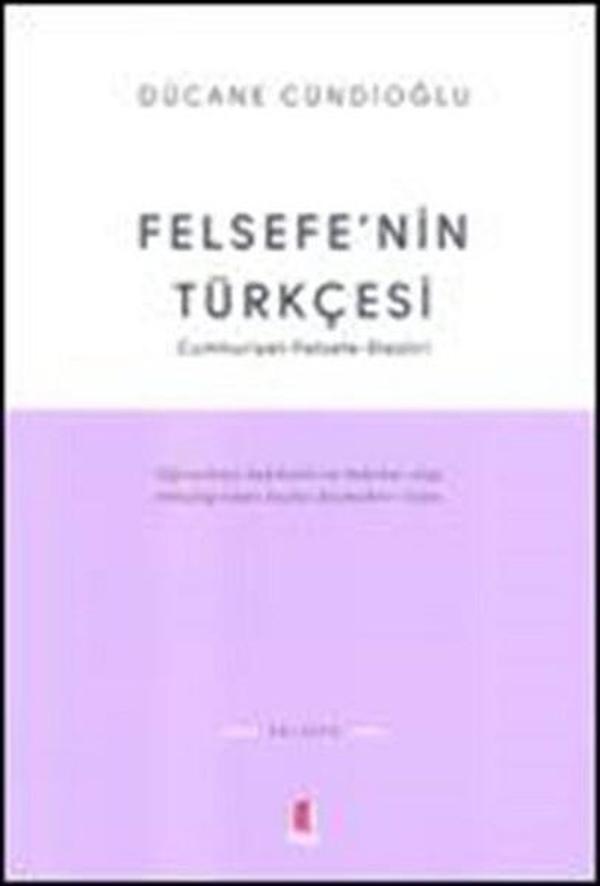 Felsefe'nin Türkçesi - Kapı Yayınları - Image 1