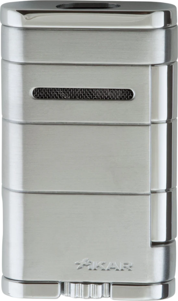 Xikar Allume Gümüş Çift Torch Puro Çakmağı - Image 1