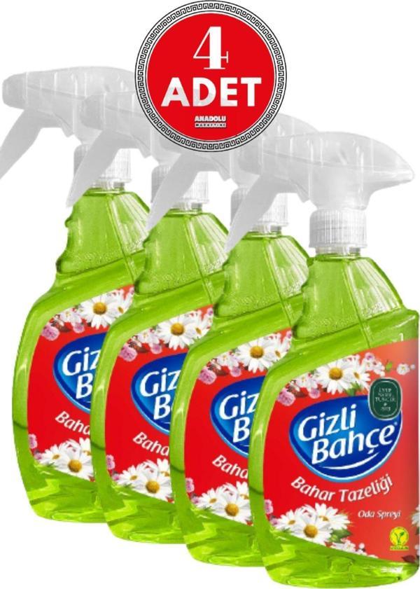 Gunkes Yeni Nesil Oda Spreyi Bahar Tazeliği 500 Ml 4 Adet - Image 1