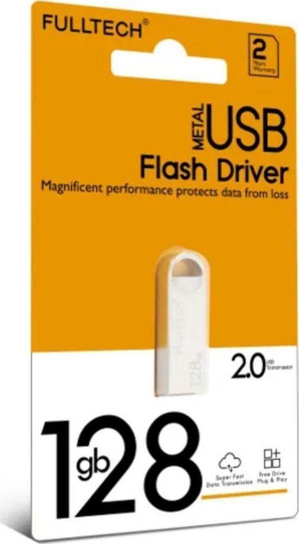 Fulltech 128Gb Metal Usb Flash Bellek - Image 1