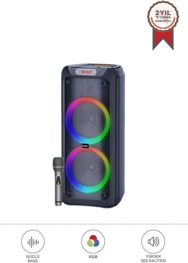 Torima BTS-2175 Bluetooth 5.3 Kablosuz Hoparlör – 2x5W Çift Hoparlör, FM Radyo, AUX, TF Kart, USB, 1200mAh Pil - Image 1