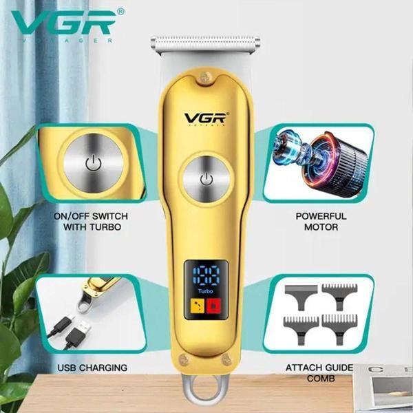 Vgr V-290 Turbo Premium Saç Sakal Ense Çizim Vücut Kılı Epilasyon Öncesi Temizleme - Image 1