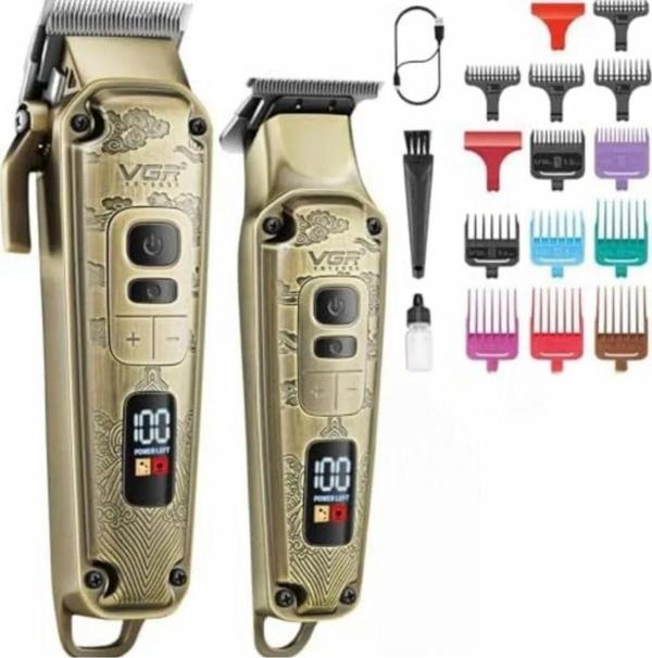 Vgr Orijinal V-643 Profesyonel Set Yıkanabilir Sakal Saç Kesme Şarj Edilebilir - Image 1