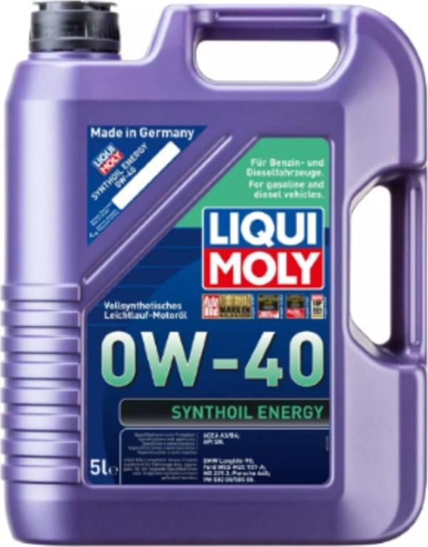 Liqui Moly Synthoil Energy 0W-40 Motor Yağı (5 Litre) - Image 1
