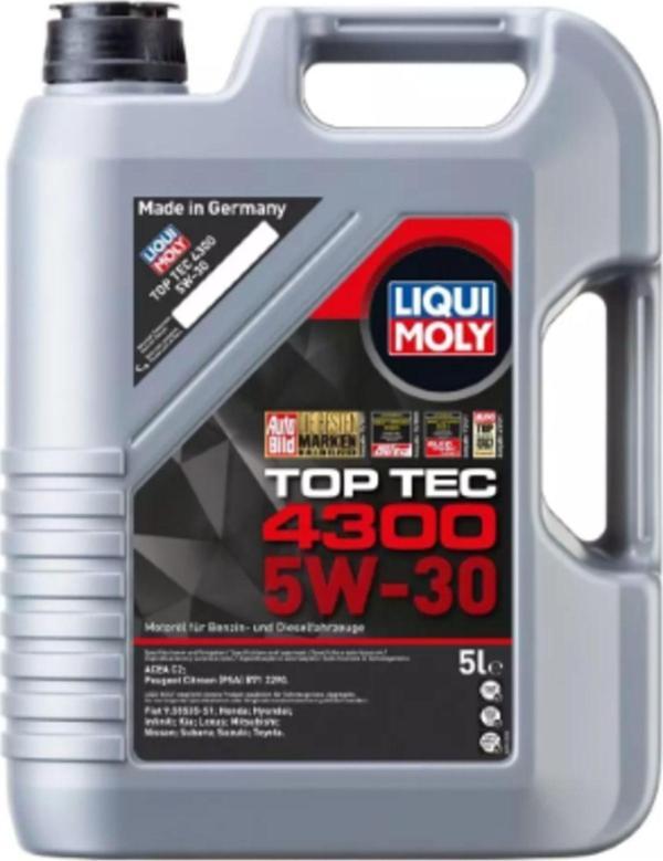 Liqui Moly Top Tec 4300 5W-30 Motor Yağı (5 Litre) - Image 1