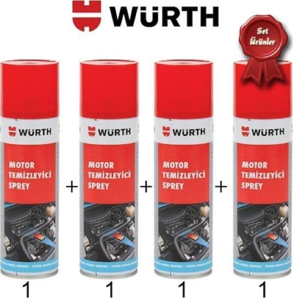 Würth Motor Temizleme Spreyi (500Ml) (4 Adet) - Image 1