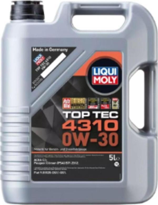 Liqui Moly Top Tec 4310 0W-30 Motor Yağı (5 Litre) - Image 1