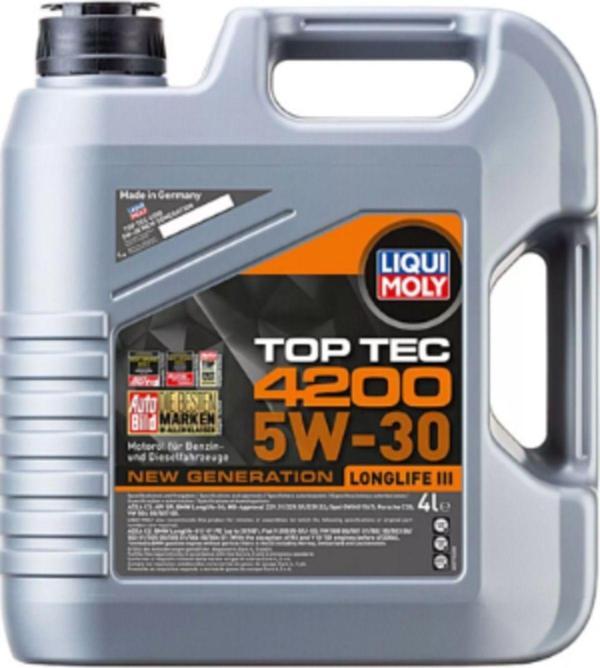 Liqui Moly Top Tec 4200 5W-30 Motor Yağı (4 Litre) - Image 1