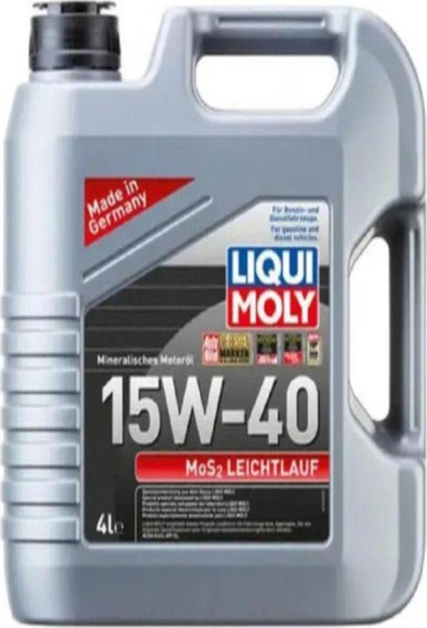 Liqui Moly Mos2 Low-Fiction 15W-40 (4 Litre) - Image 1