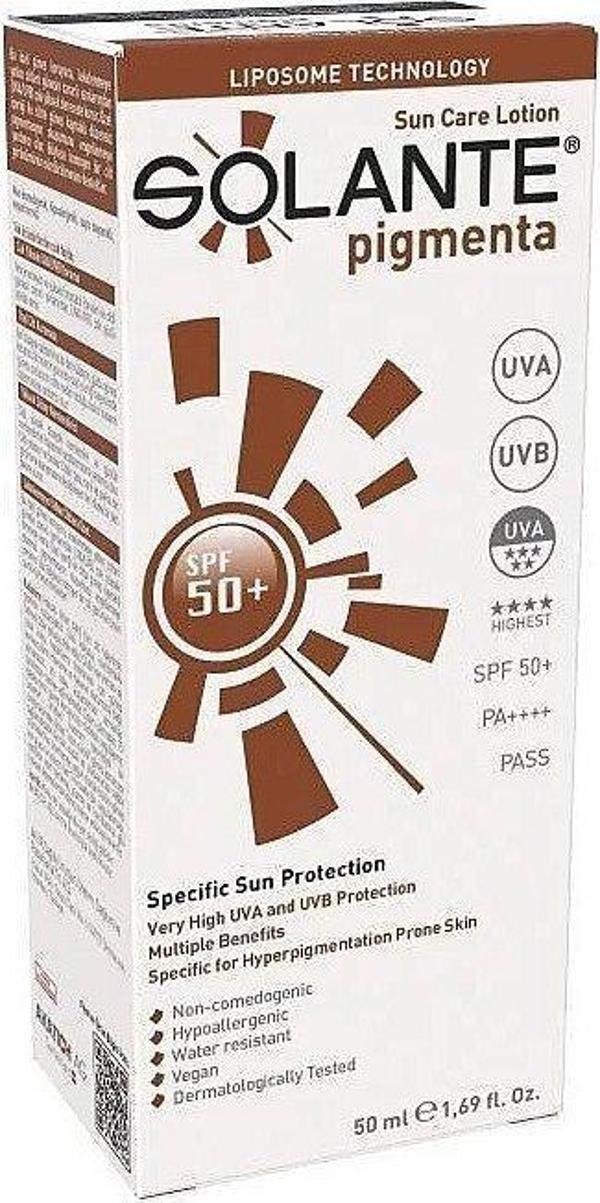 Solante Pigmenta Güneş Koruyucu SPF50+ 50 ml - Image 1