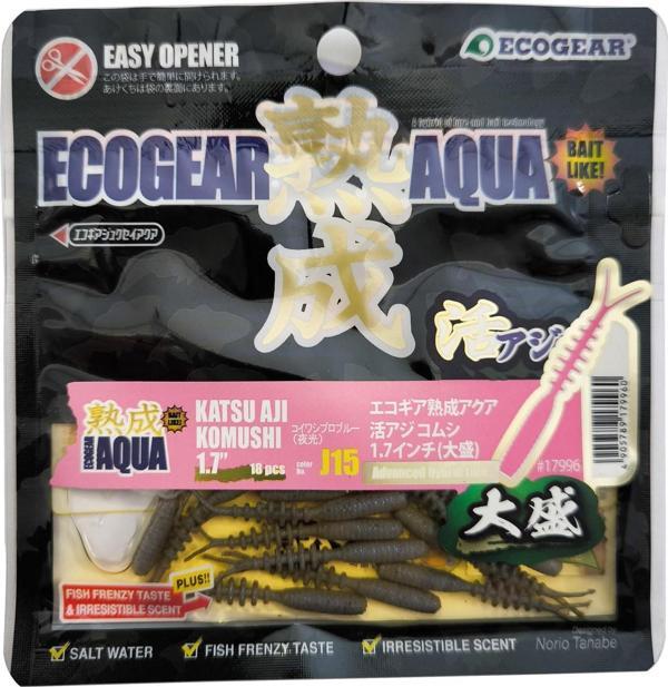 Ecogear Aqua - Katsu Aji Komushi 1.7" 4.3cm 18 Adet LRF İstavrit Silikonu J15 Glow - Image 1