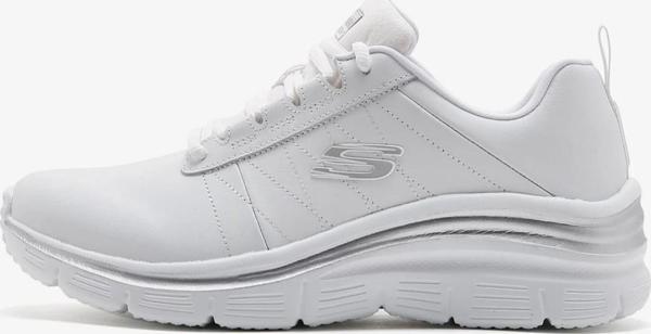 Skechers Fashion Fit-Effortless Memory Foam Leather  Sneaker White Hafızalı Taban Hakiki Deri Kadın Spor Ayakkabı Beyaz - Image 1