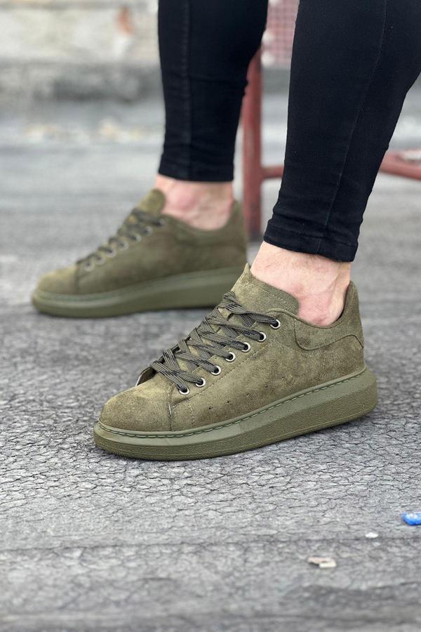 Celira HS096 Haki Süet Günlük Erkek Casual Ayakkabı - Image 1