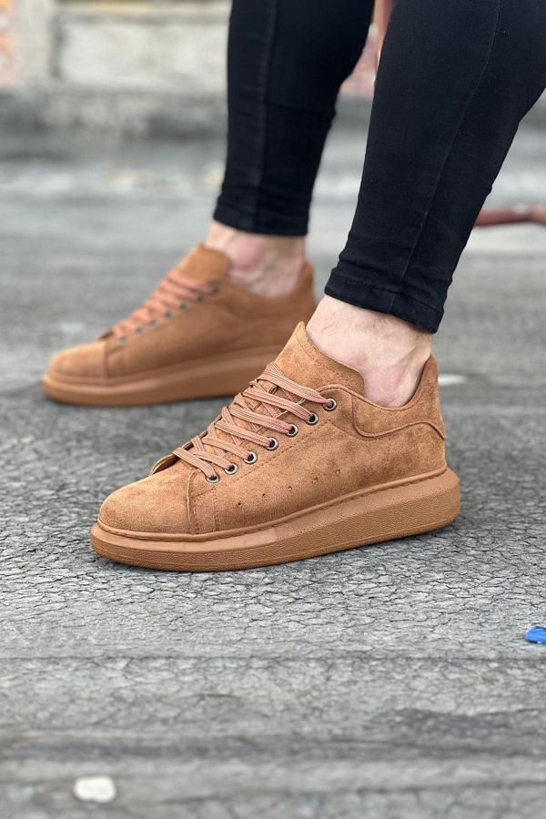 Celira HS096 Taba Süet Günlük Erkek Casual Ayakkabı - Image 1