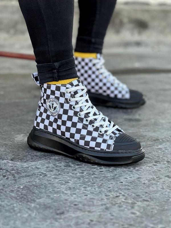 Celira HS017 Damalı Erkek Yarım Bilek Casual Ayakkabı - Image 1