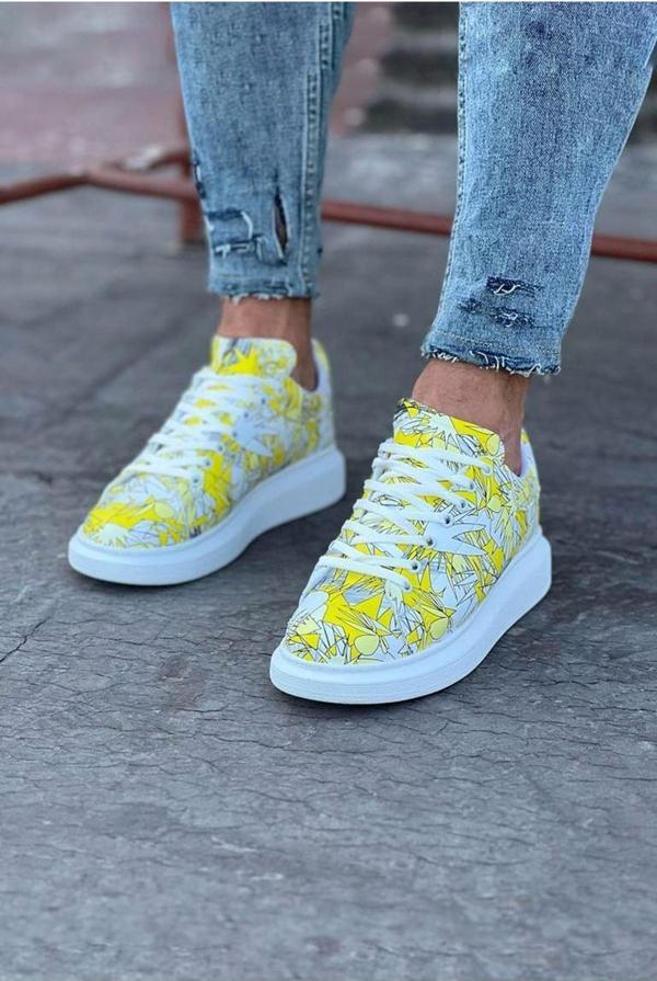 Celira HS501 Sarı Cok Boyalı Erkek Casual Ayakkabı - Image 1