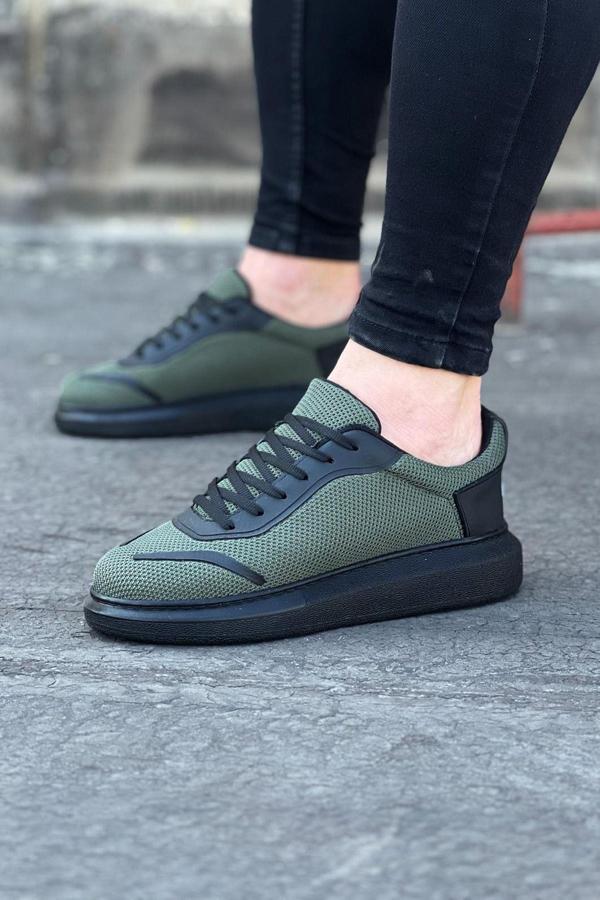 Celira HS019 Haki Triko Erkek Casual Ayakkabı - Image 1