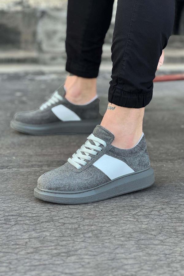 Celira HS011 Gri Süet Erkek Casual Ayakkabı - Image 1