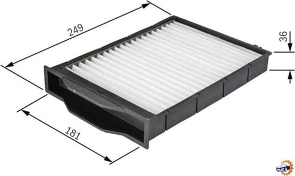 Polen Filtresi Megane Iı Tüm Modeller 02 1987431093 1987432093 - Image 1