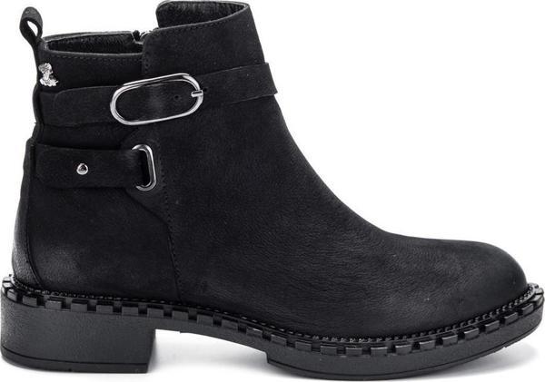 VENÜS 2152203K TOPUKLU TOKALI FERMUARLI DERİ KADIN BOT - Image 1