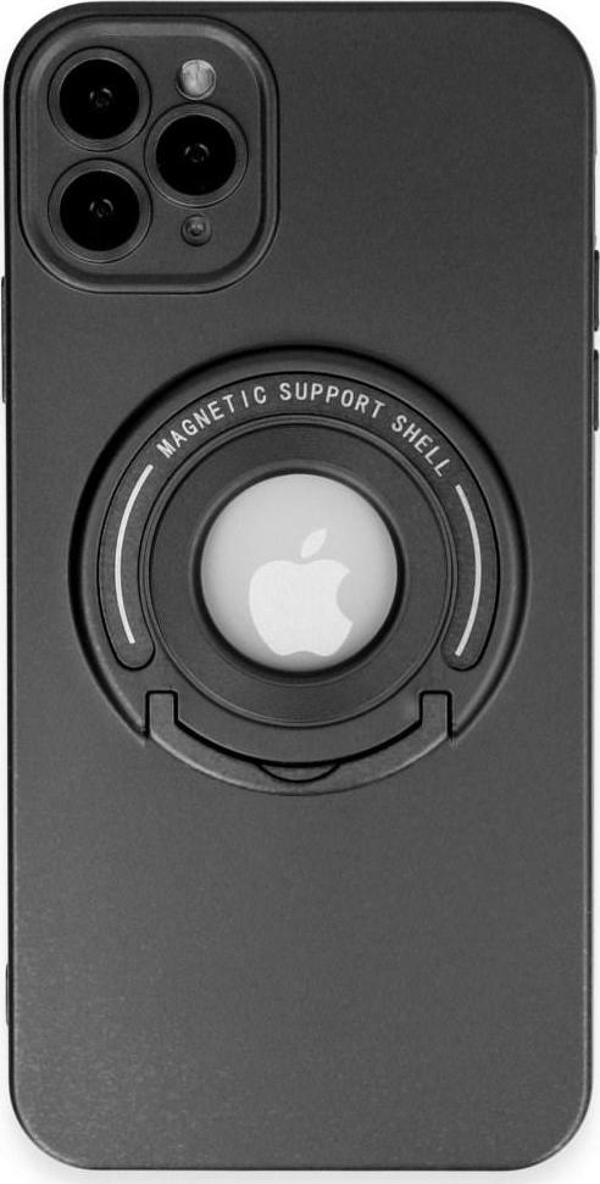 İPhone 12 Pro Max Uyumlu Standlı Magneticsafe Luta Kılıf - Image 1