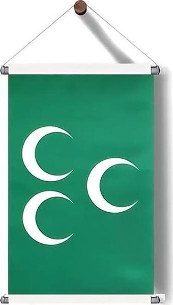 Alsepeteavm Askılı Yeşil-Üçhilal Poster 30x50 cm - Image 1