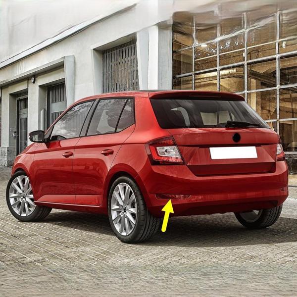 Skoda Fabia 2019-2021 Arka Tampon Sol Reflektör Kedi Gözü 6V6945105 - Image 1