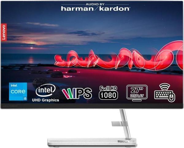 Ideacentre Aıo 3 27IAP7 Intel Core I5-12450H 32GB 512GB SSD Intel UHD Graphics WIN11HOME 27 IPS Fhd F0GJ00PNTR-32512 All - Image 1