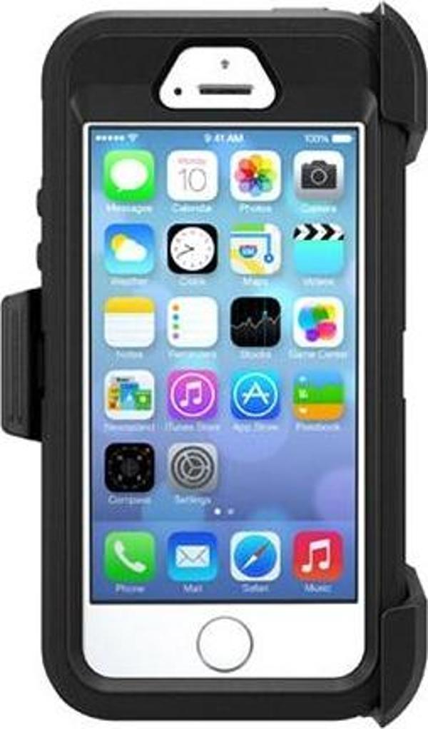 OtterBox iPhone SE/5S/5 Defender Kılıf - Siyah - Image 1