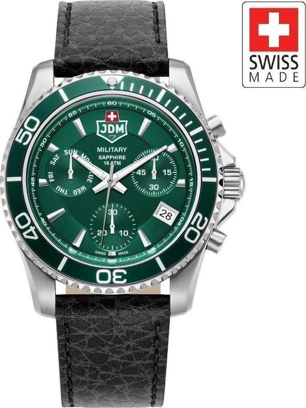 JDM MILITARY SAPPHIRE JDM-WG019-08 Erkek Kol Saati - Image 1