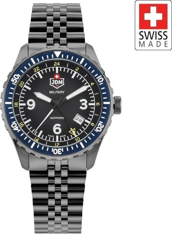 JDM MILITARY SAPPHIRE JDM-WG028-02 Erkek Kol Saati - Image 1
