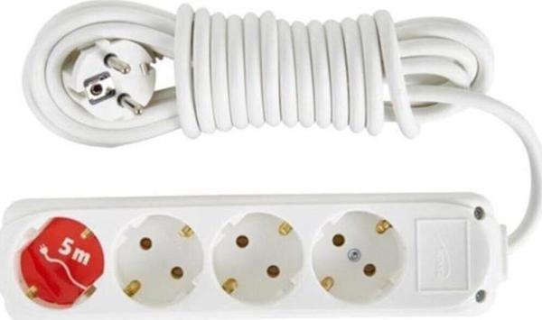 Almera 4Lü 5Mt Topraklı Priz (9240105)  - Image 1