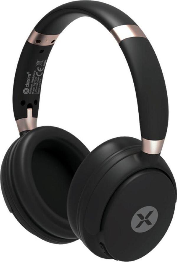 Dexim Sc-301 Bluetooth 5.3 Kablosuz Kafaüstü Kulaklık Siyah/Rose Gold - Dbt004-B Siyah - Image 1