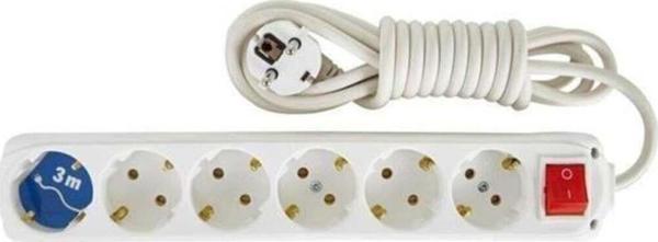 Almera 6Lı Anahtarlı 3Mt Topraklı Priz (9260203)  - Image 1