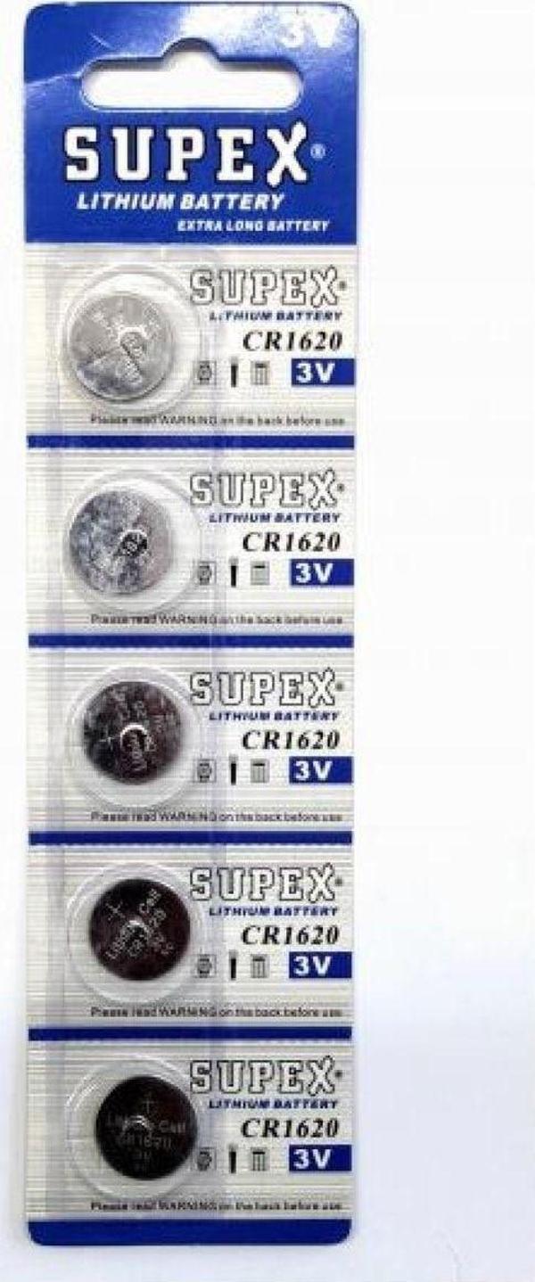 Supex Düğme Pil - Lityum (Cr1620)(3V)(5 Adet)  - Image 1