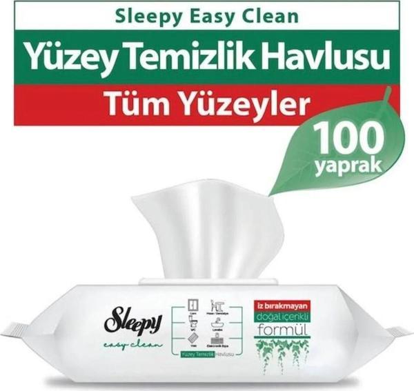 Sleepy Yüzey Temizleme Havlusu 100 Yaprak  - Image 1