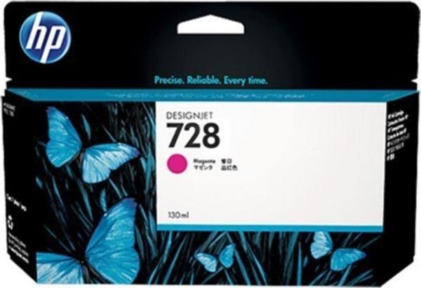Hp 728 Magenta Kırmızı 130Ml Plotter Kartuşu F9J66A  - Image 1