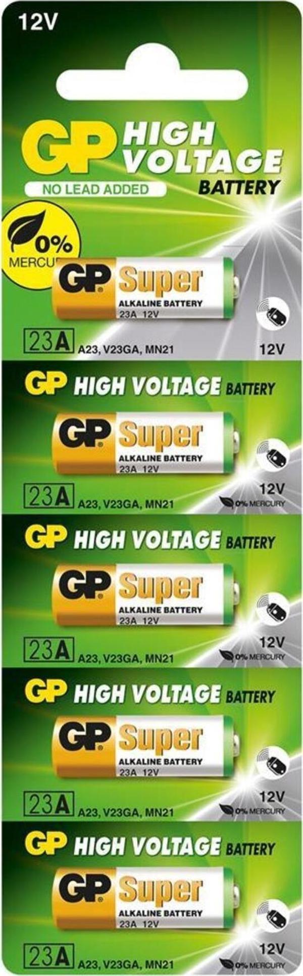 Gp 23A-C5 23A 12V Alkalin Spesifik 5'Li Paket Pil Kumanda  - Image 1