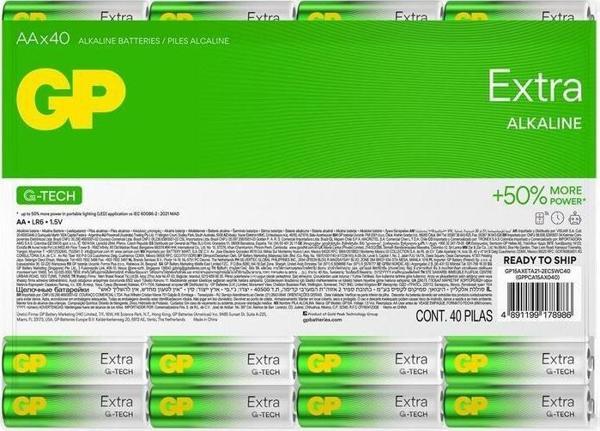 Gp R6 Aa Boy Extra Alkalin Kalem Pil 40Lı Paket 15Axet-2Euecs40  - Image 1