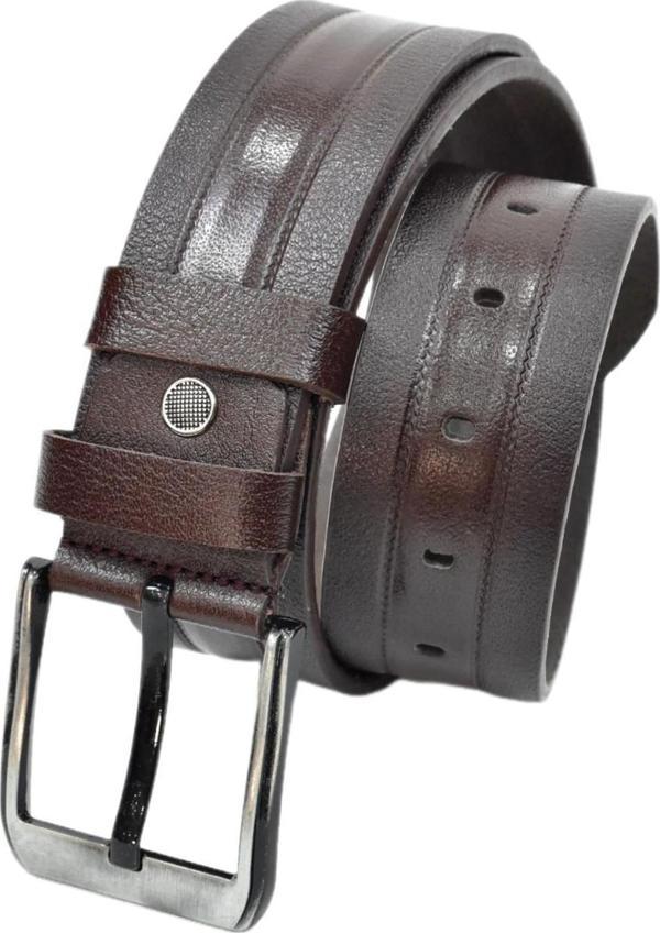 Erkek Siyah Hakiki Deri Kemer Jeans İçin DYN12527-1 - Image 1