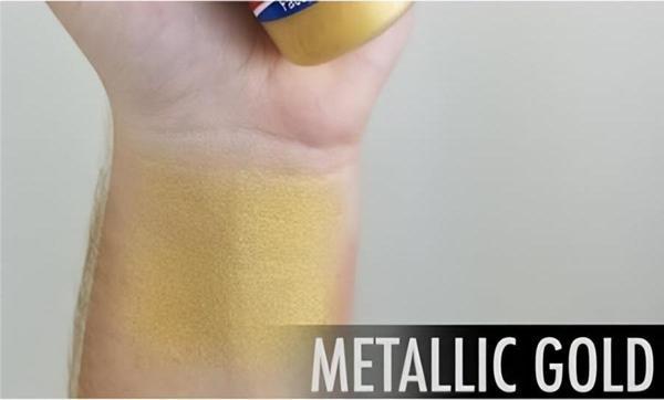 Alsepeteavm Metalic Gold 50 ML Konsantre Airbrush Geçici Dövme Boyası Paasche - Image 1