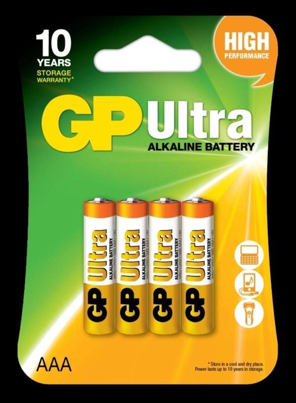 Gp Lr03 Aaa Boy Ultra Alkalin Ince Kalem Pil 4'Lü Paket 24Aumb-U4  - Image 1