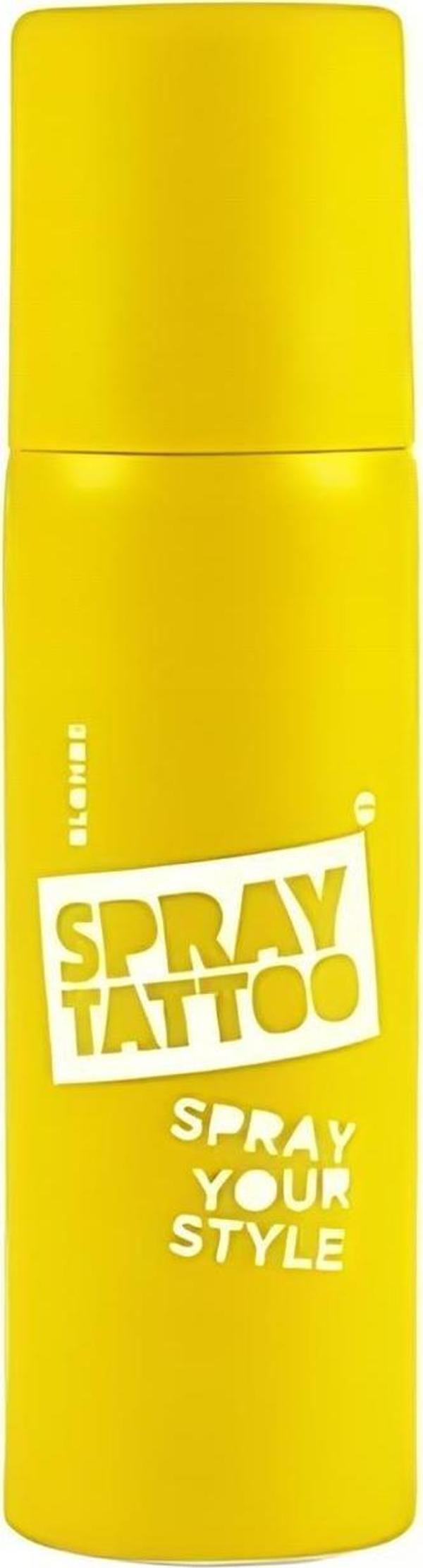 Alsepeteavm Spray Tattoo Sarı Geçici Sprey Dövme - Image 1