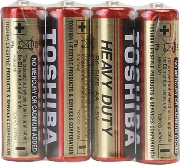 Toshiba R6Kg Sp-4 Manganez 1.5V Aa Size Kalem Pil 4Lü  - Image 1