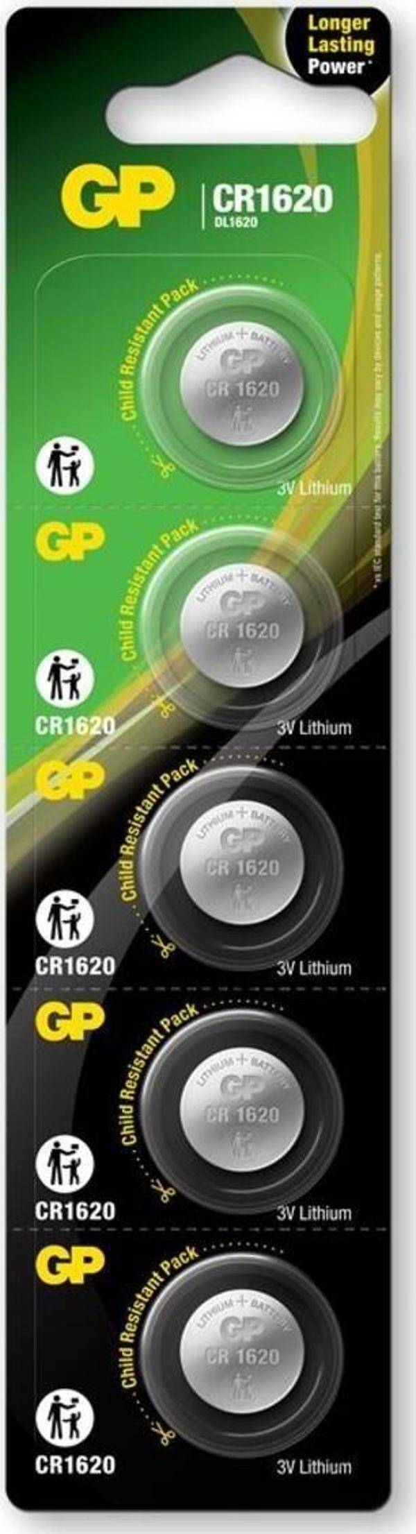 Gp Cr1620 3V Lityum 5"Li Kartela  - Image 1