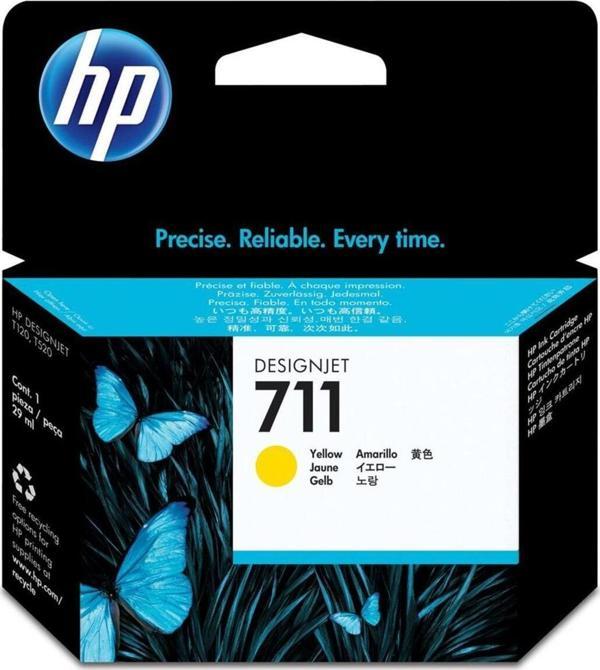 Hp Cz132A Ink Cartridge (711) 29Ml Sarı Sarı - Image 1
