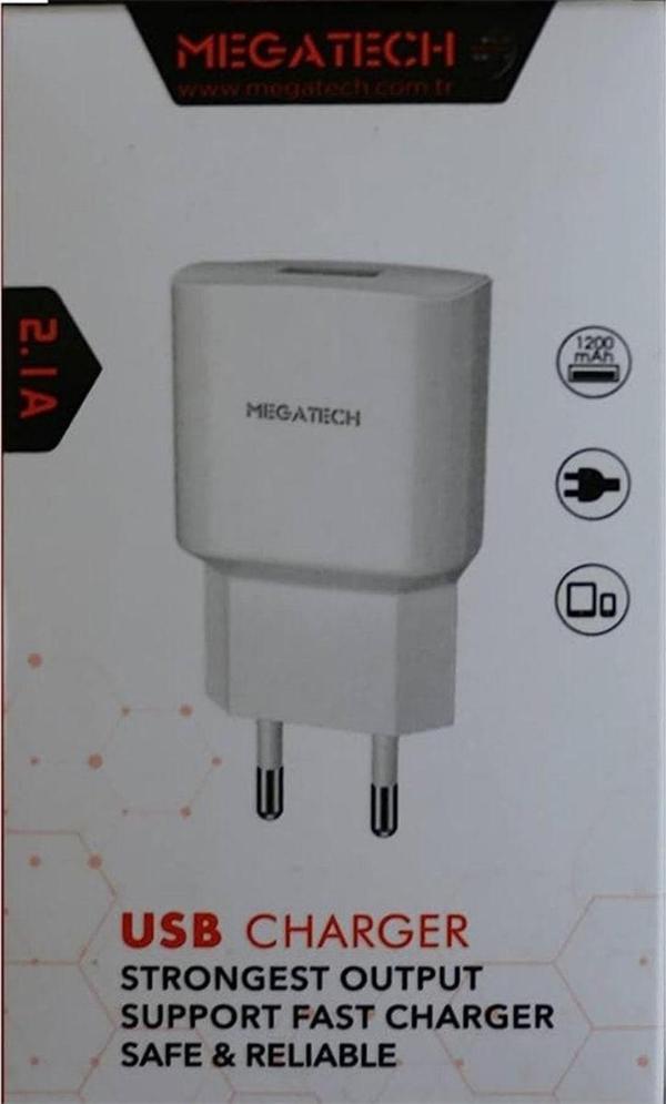 Megatech Hızlı Şarj Cihazı Usb 2.1A  - Image 1