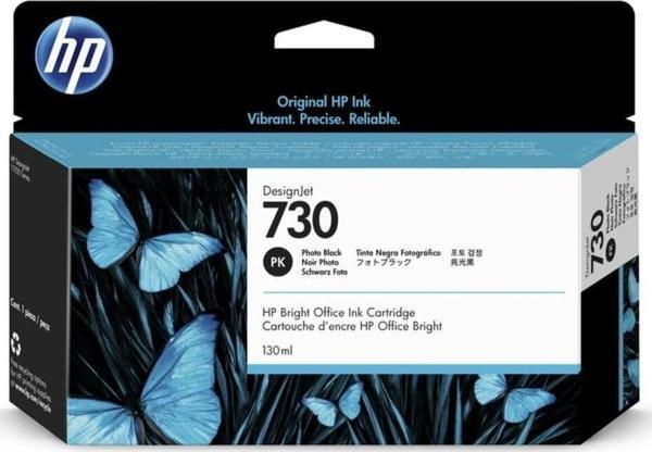 Hp P2V67A 730 130-Ml Photo Black Designjet 130Ml Fotoğraf Siyah Mürekkep Kartuşu renk - Image 1