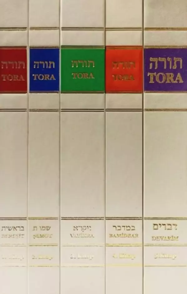 Tora ve Aftara(Tevrat)1.Bereşit 2.Şemot 3.Vayikra 4.Bamidbar 5.Devarim(Türkçe Çeviri ve Açıklamalarıyla)(5 Cilt Takım) - Gözlem Gazetecilik Basın ve Yayın A - Image 1