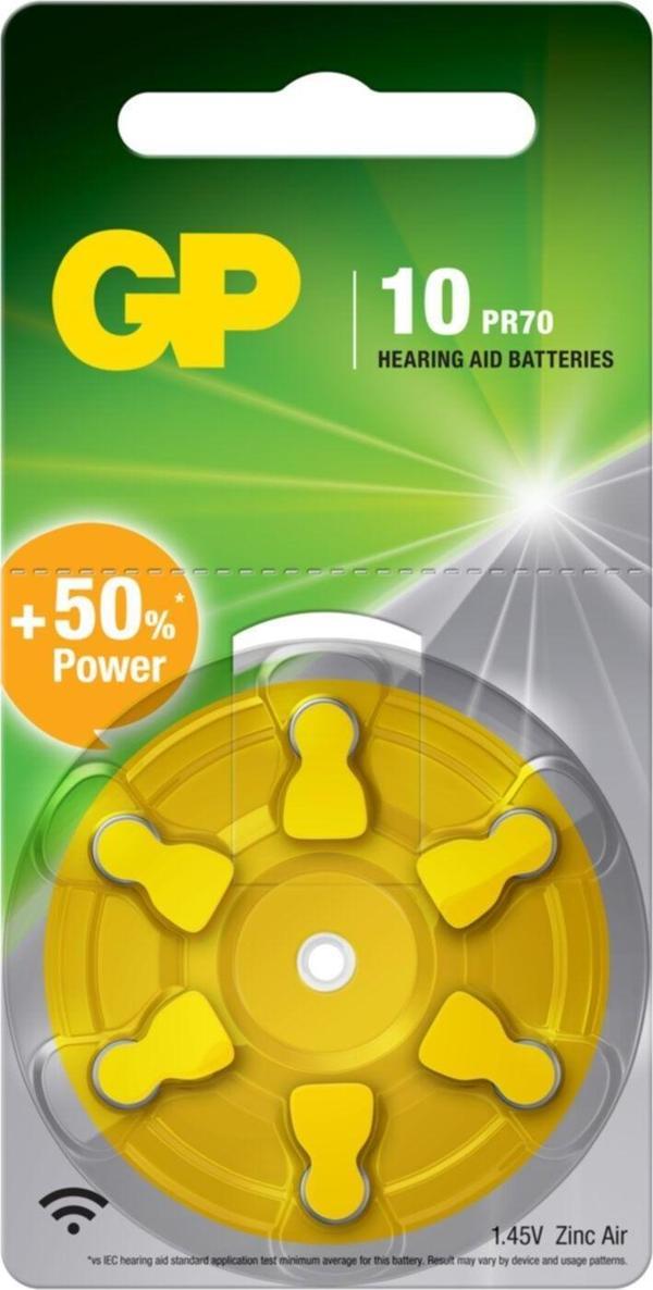 Gp Za10 1.4V Düğme Kulaklık Pili 6'Lı Paket  - Image 1